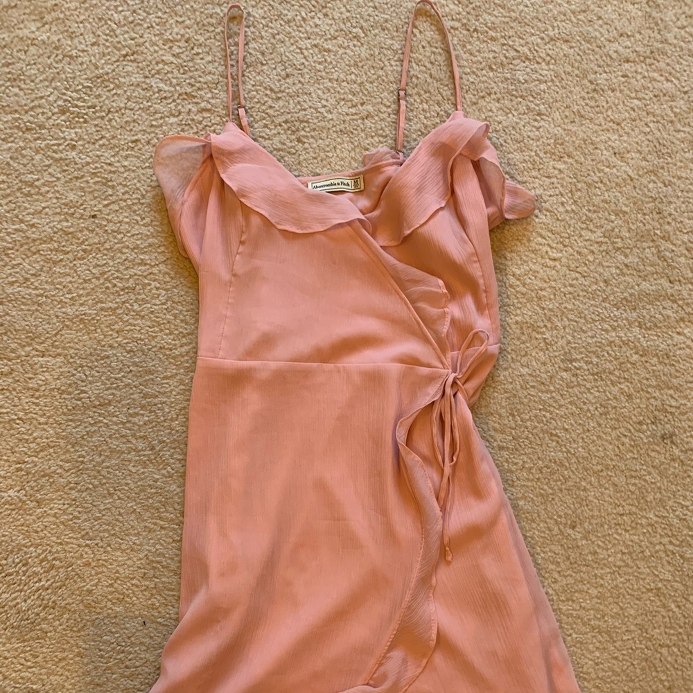 Abercrombie mini chiffon wrap dress